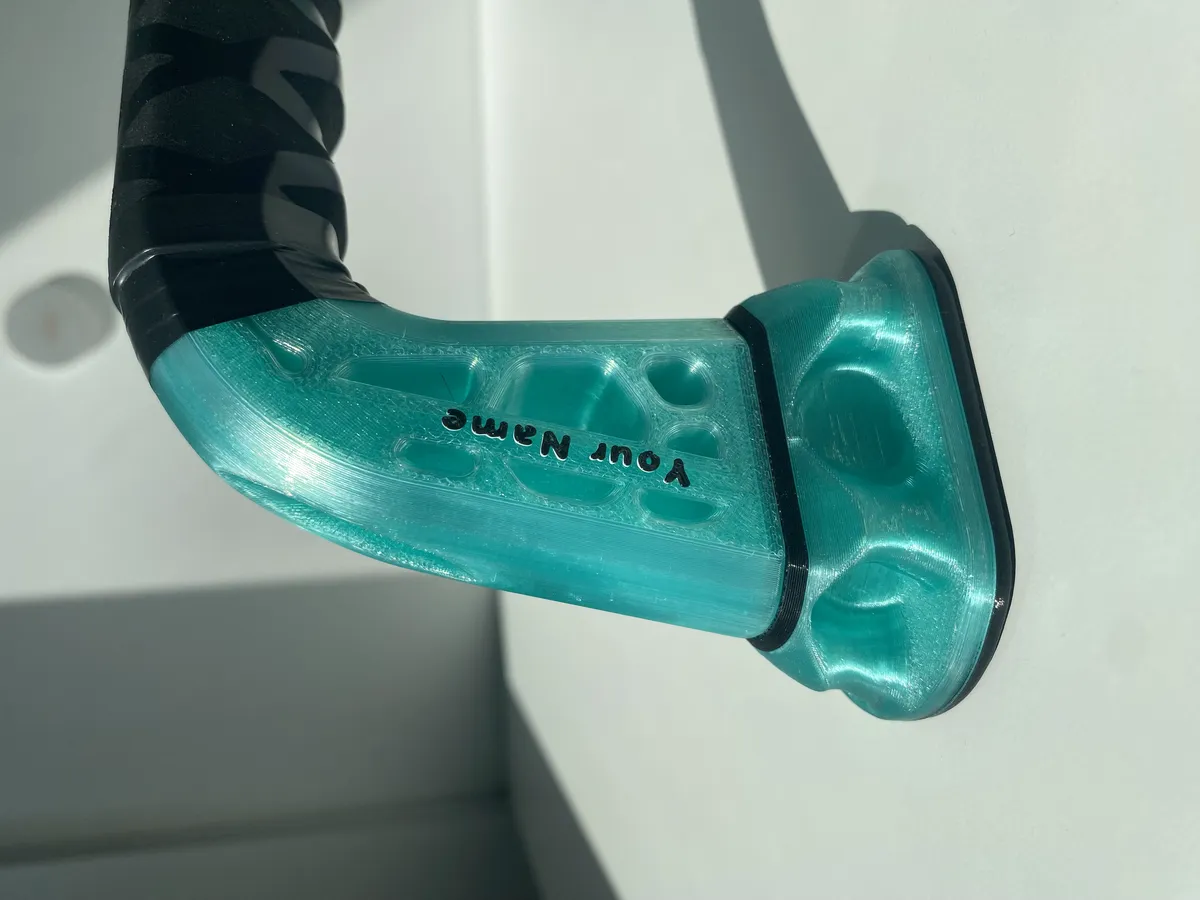 Trap Phone handle with text